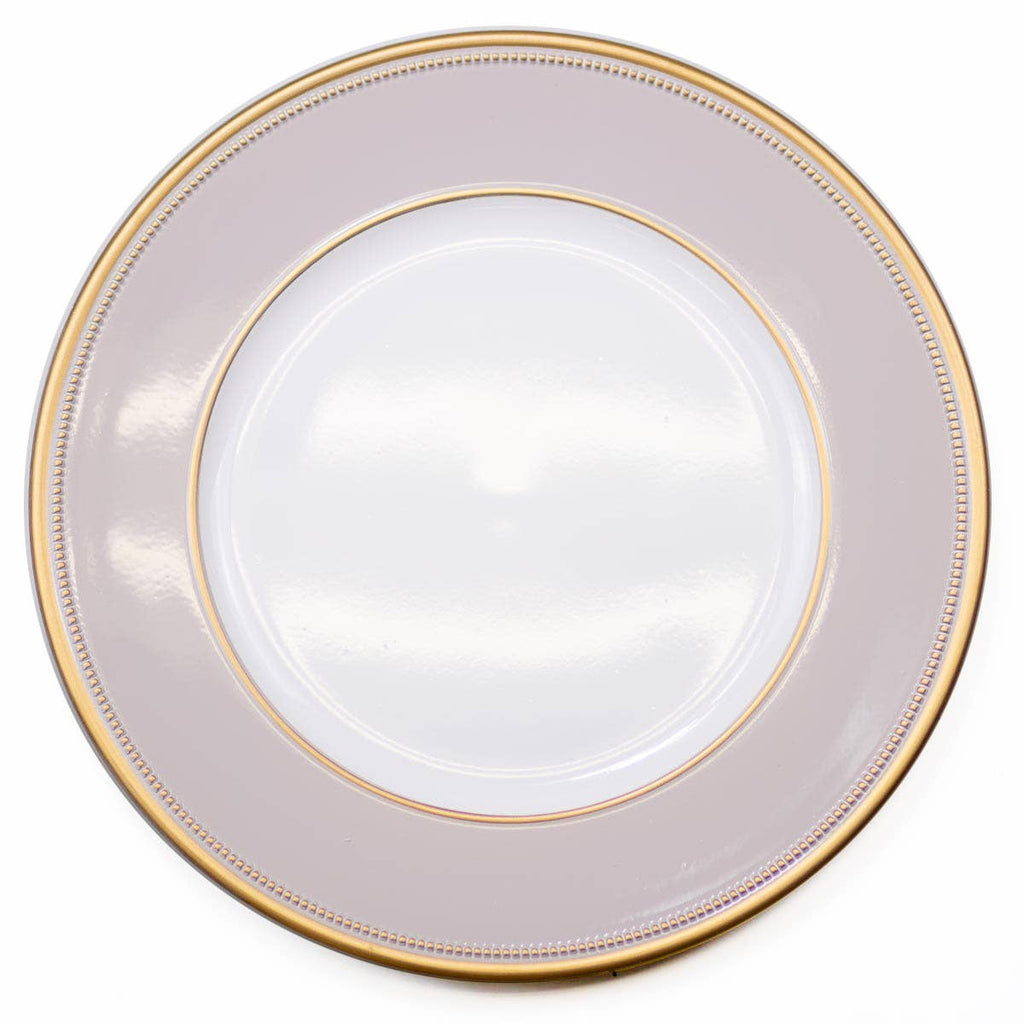 13" Bradford Charger - Pink & Gold