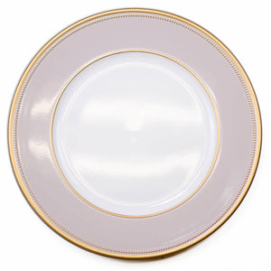 13" Bradford Charger - Pink & Gold