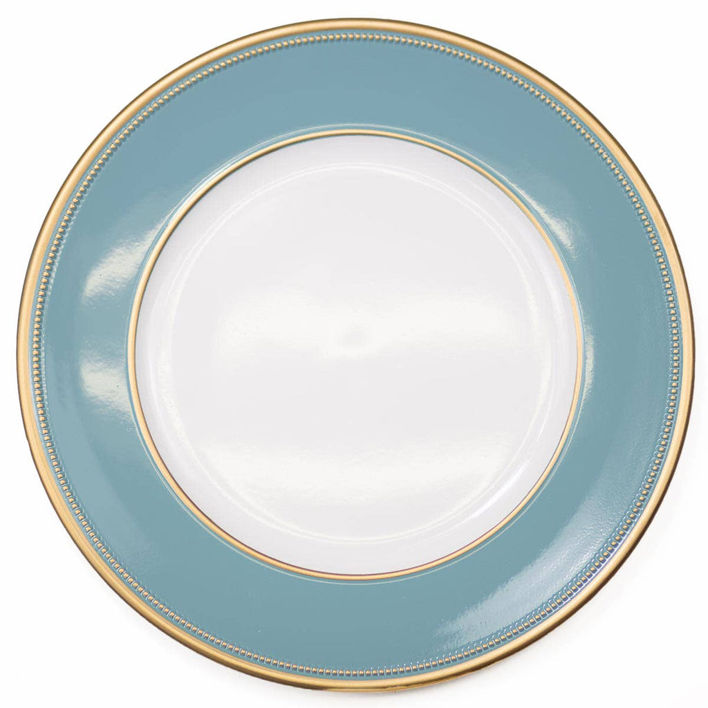 13" Bradford Charger Plate – Blue & Gold