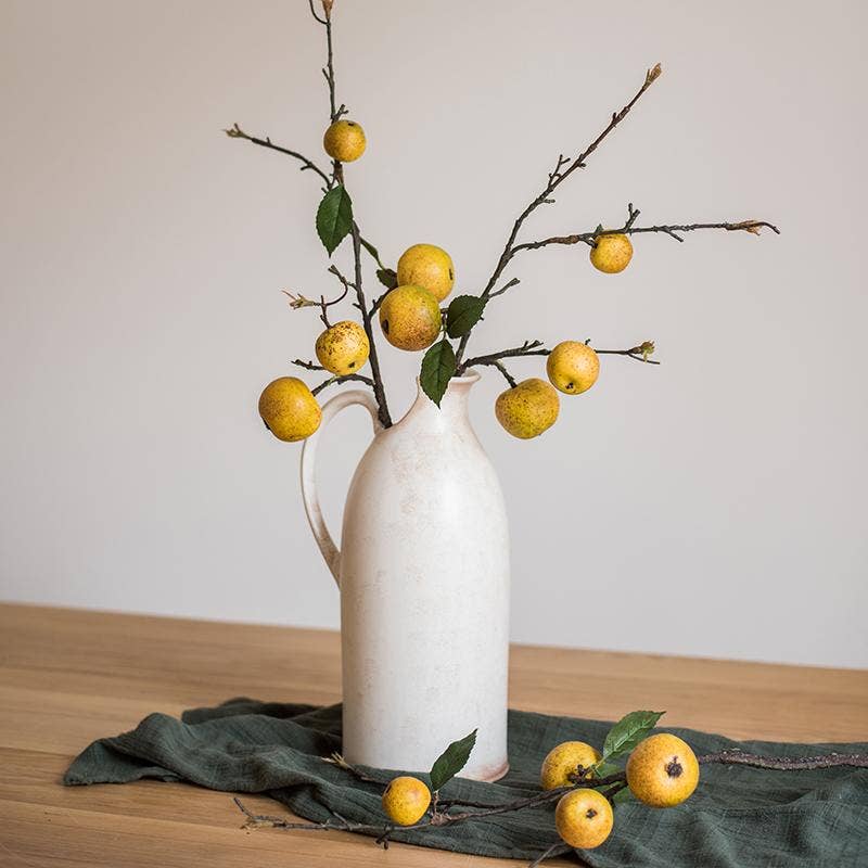 Yellow Apple Pear Stem 27"