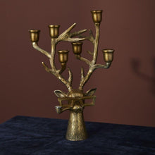 E+E Frankie Candelabra- Antique-Gold - 9 x 7.75 x 14.5