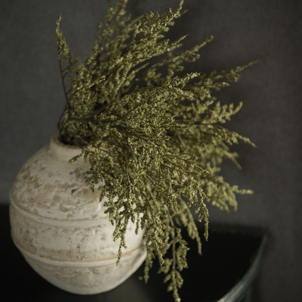 14.5" Green Dance Plant Bush Decor