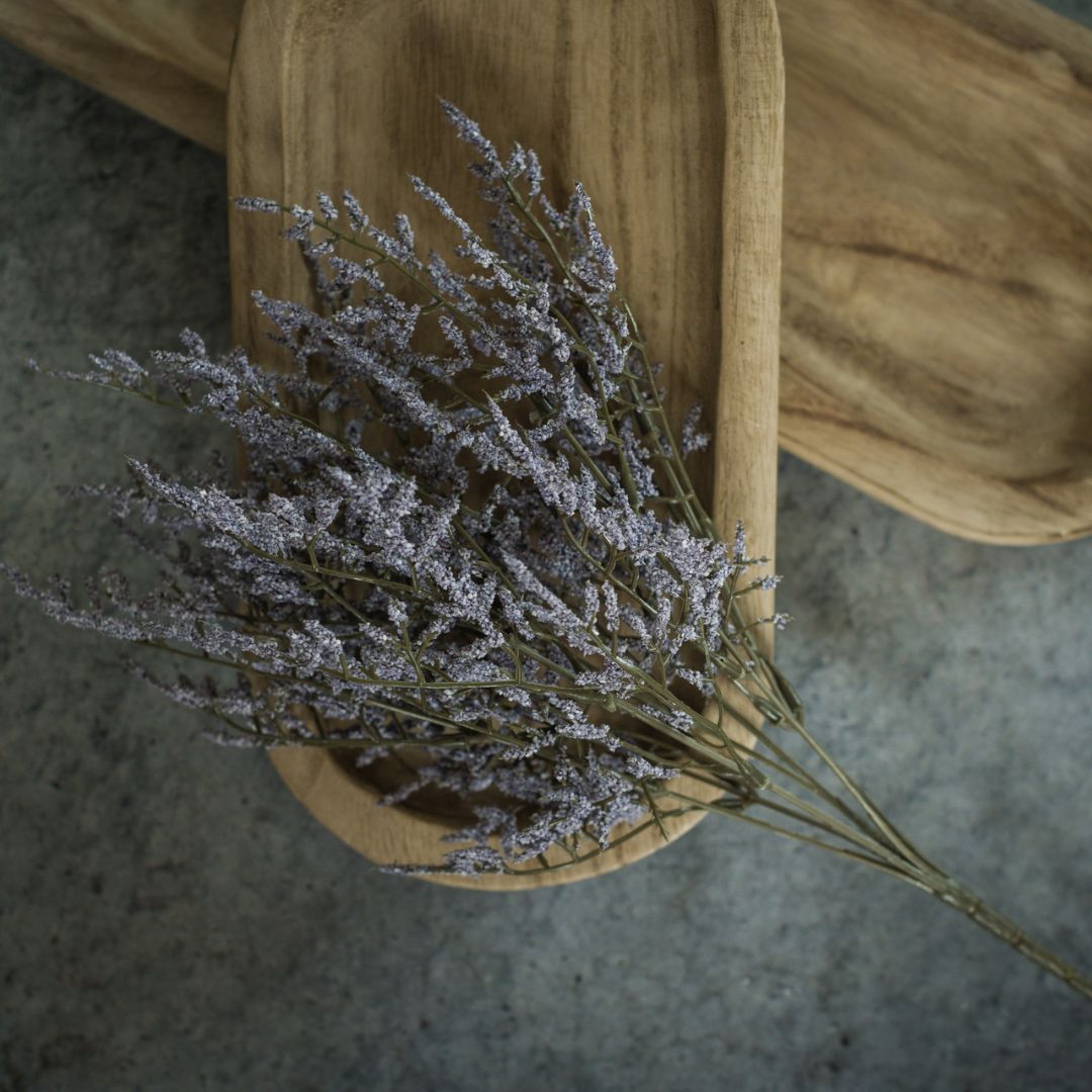 14.5" Purple Dance Plant Bush Decor