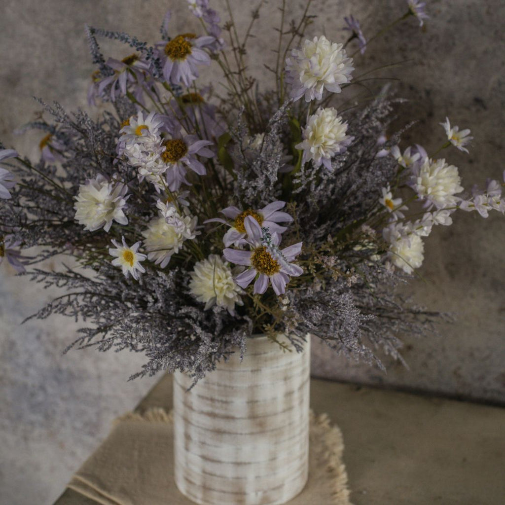 14.5" Purple Dance Plant Bush Decor