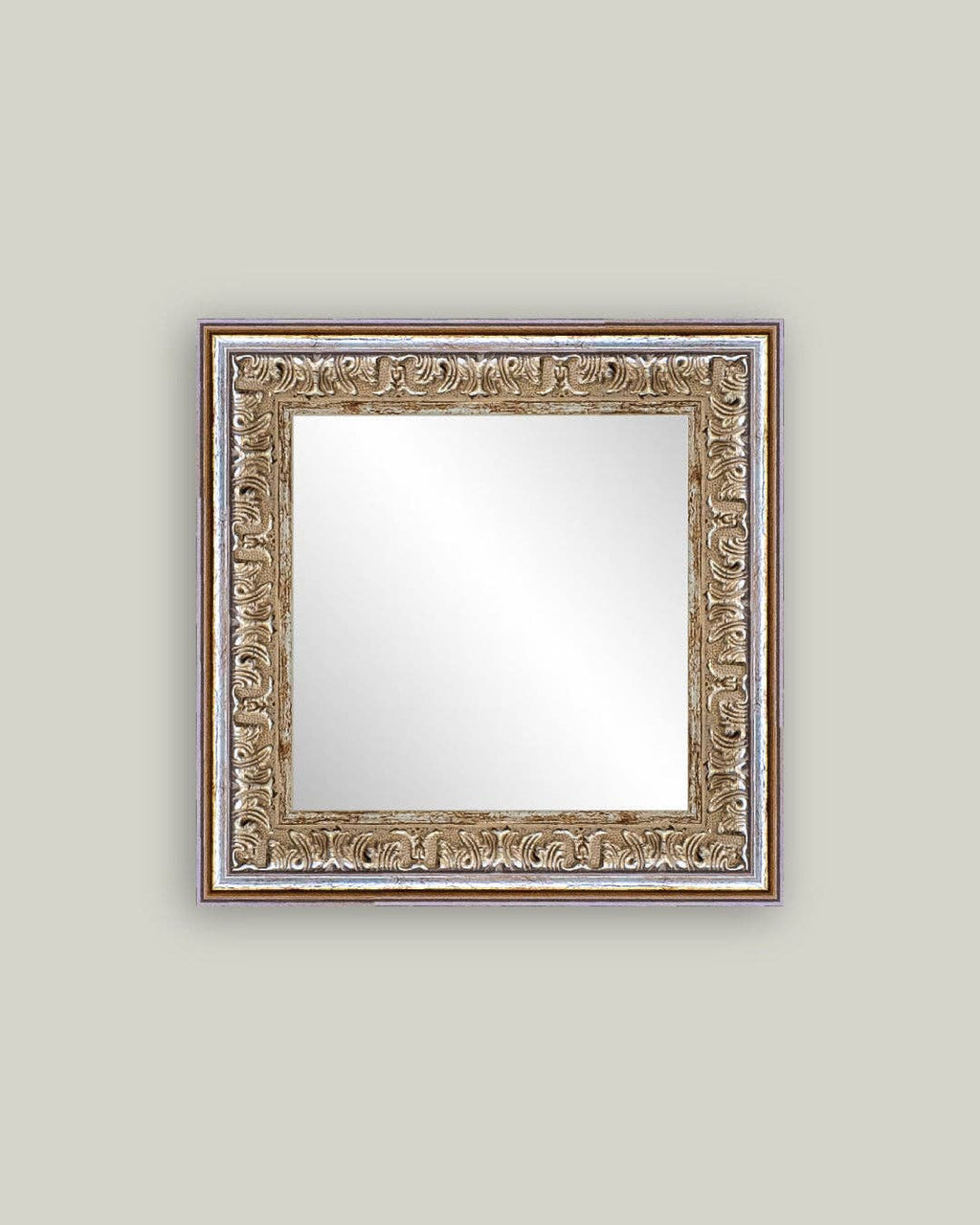 Silver Gold Framed Mirror