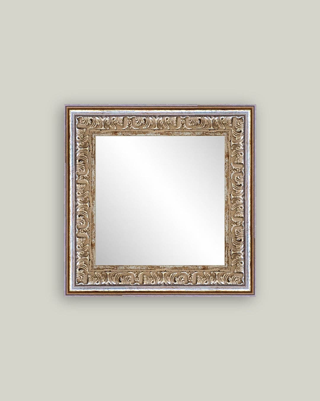 Silver Gold Framed Mirror