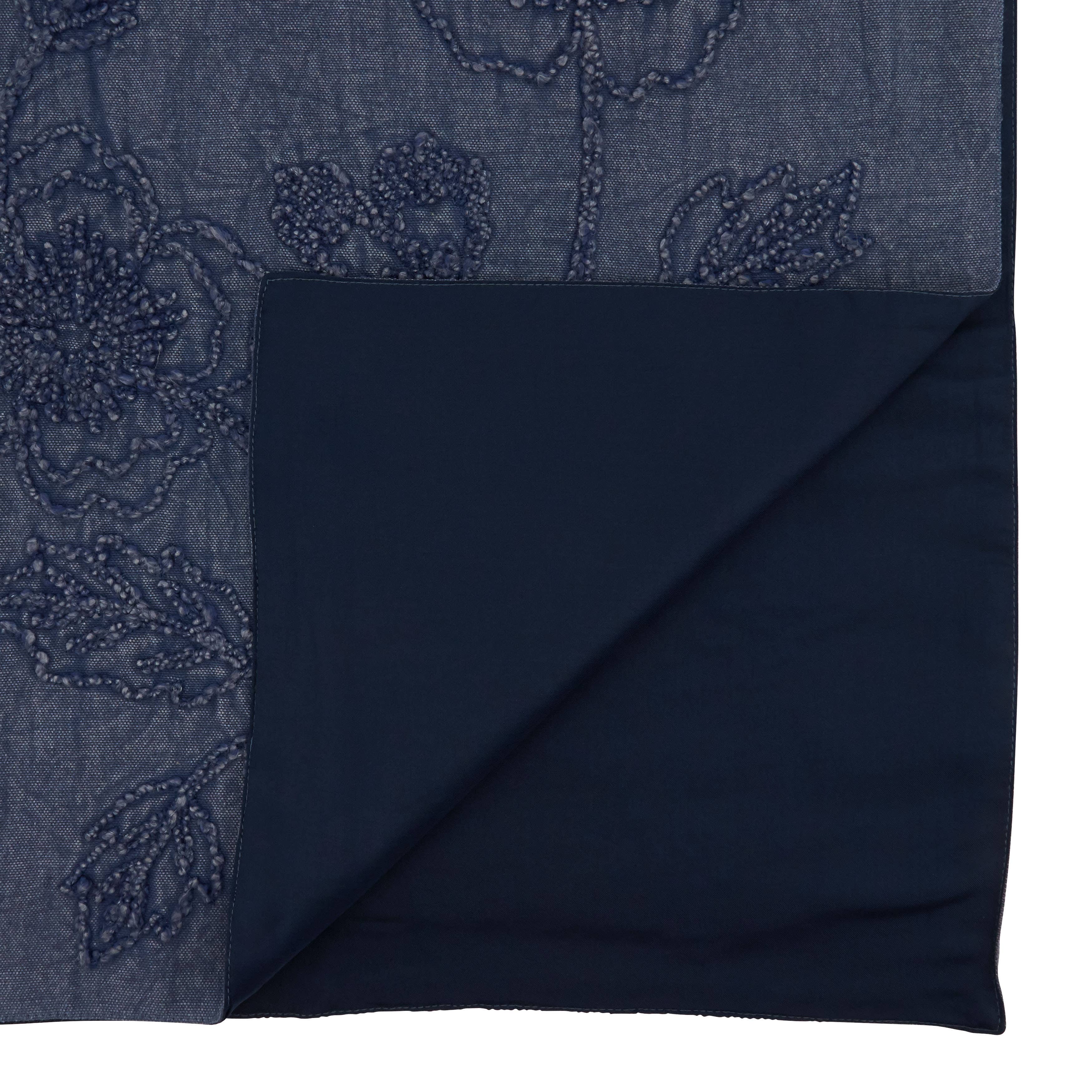 Stone Washed Floral Runner