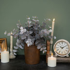 14" Blue Eucalyptus Spray