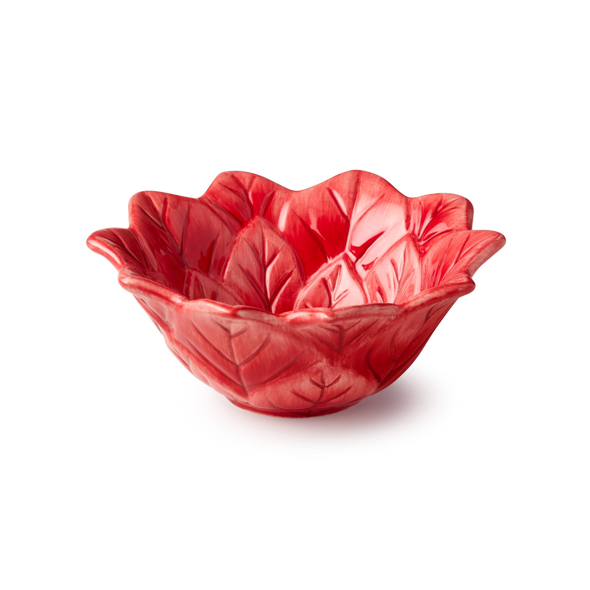 Winter Blooms Poinsettia Ice Cream Bowl