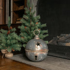 15.75" Grey Star Sleigh Bell