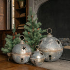 15.75" Grey Star Sleigh Bell