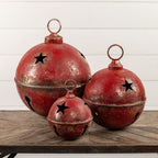15.75" Red Star Sleigh Bell