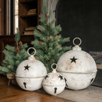 12" White Star Sleigh Bell
