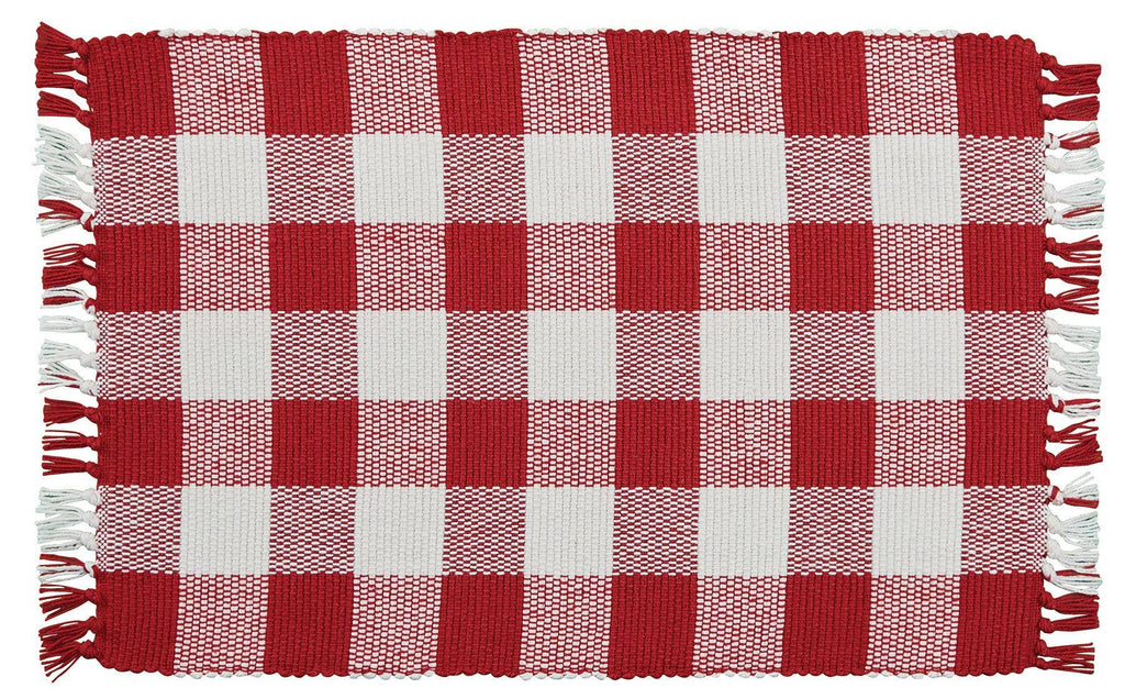 Wicklow Check Placemat - Red&Cream