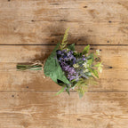 16.5" Lavender & Succulent Bouquet - Faux Floral Decor