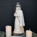 17-inch Snowman with White Scarf