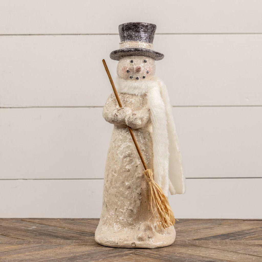 17-inch Snowman with White Scarf