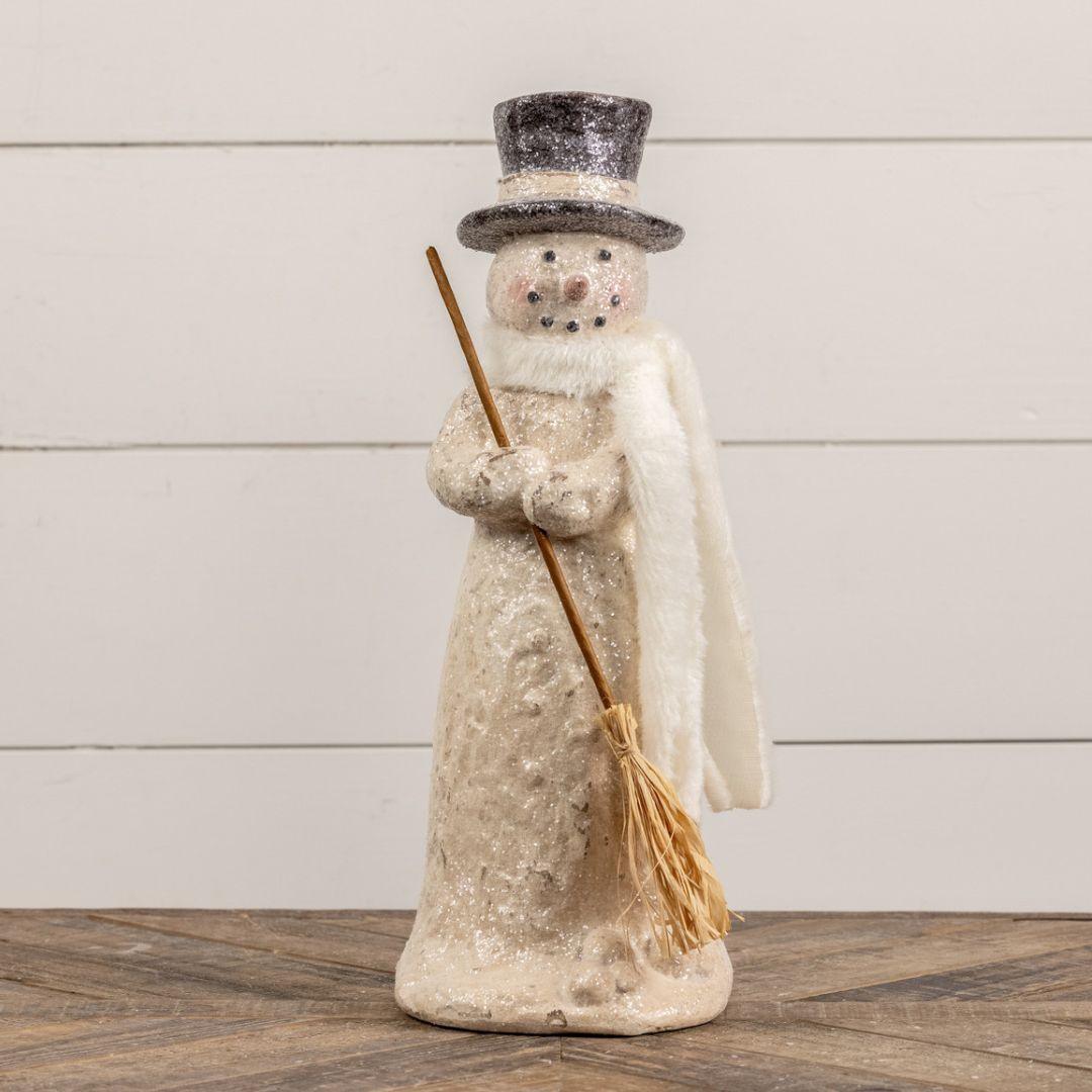 17-inch Snowman with White Scarf