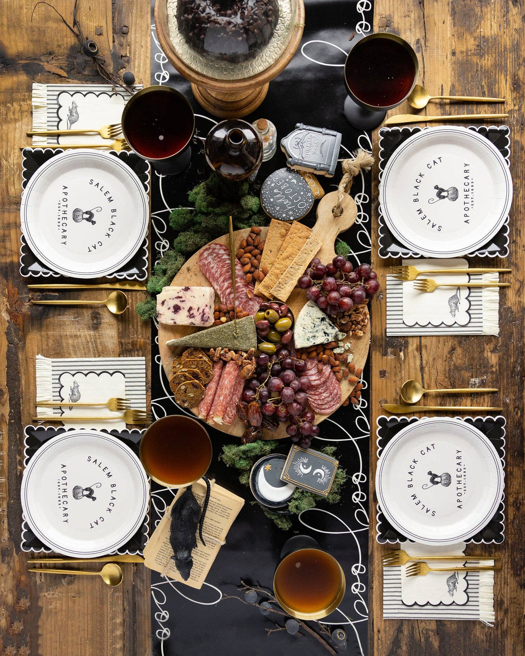 Salem Apothecary Boo Table Runner