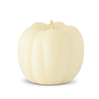 4.5" White Pumpkin Luminara Candle