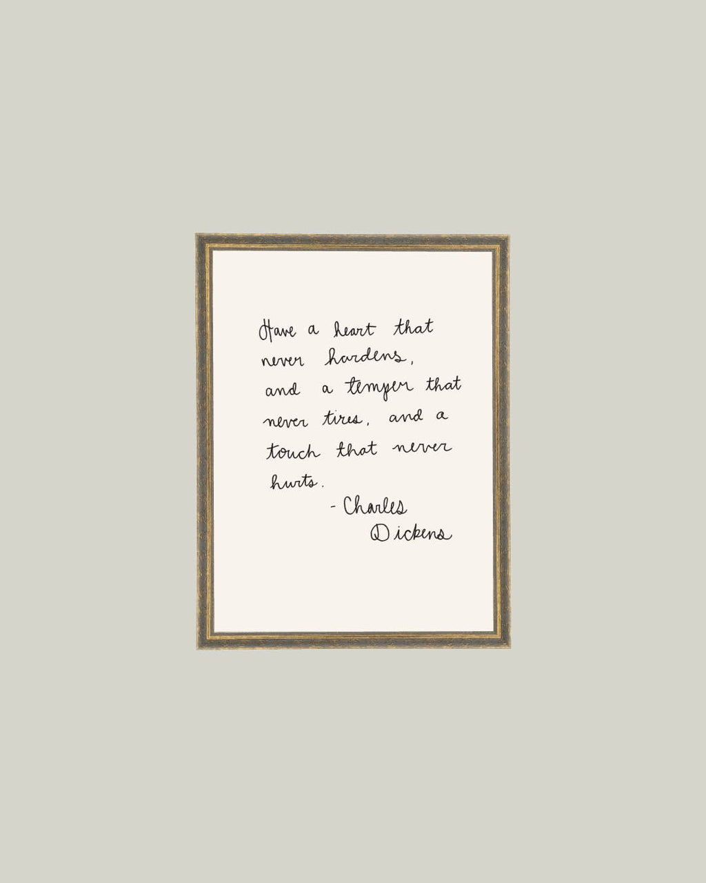 Have A Heart Framed Antique Print