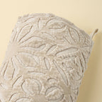 Velvet Cutwork Stocking Ivory