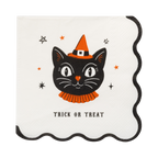 Vintage Halloween Characters Cocktail Napkin