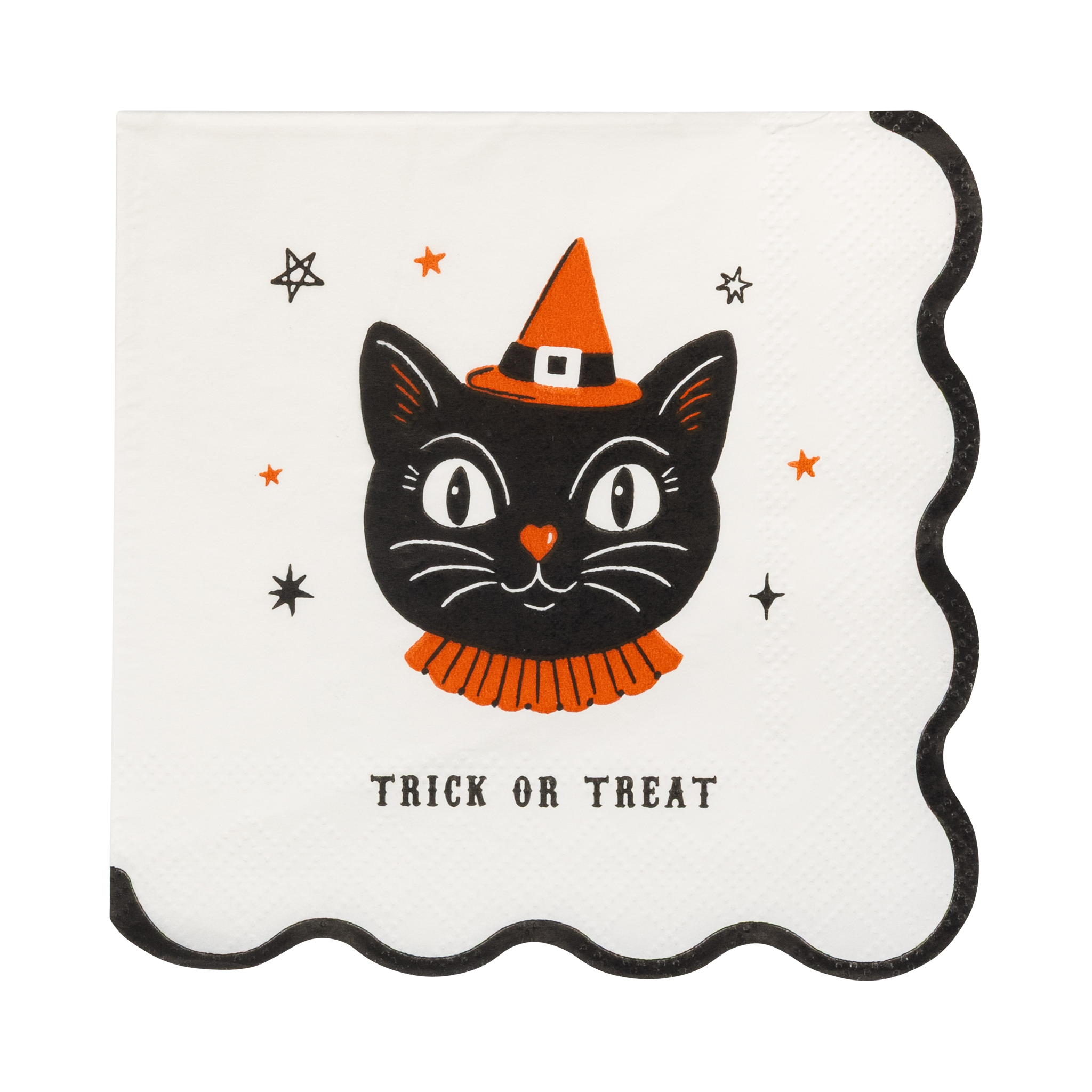 Vintage Halloween Characters Cocktail Napkin