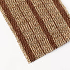 Dark Brown Tan Woven Placemat