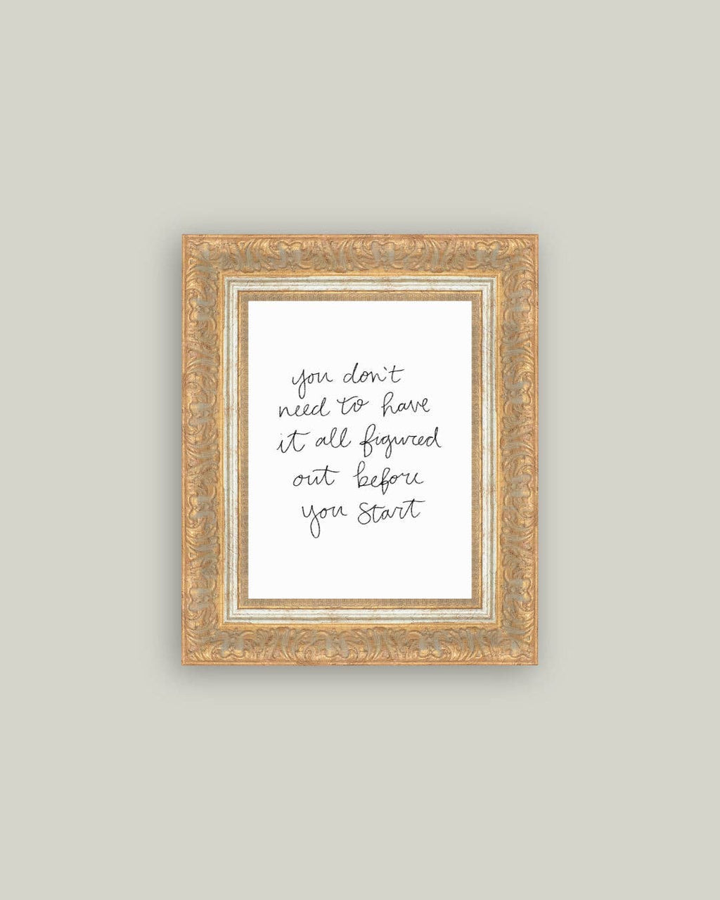 You Don't Need Framed Antique Art
