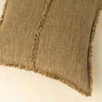 20x20 Annecy Linen Pillow, Olive