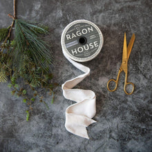 White Velvet Ribbon - 2.5" width and 360" long