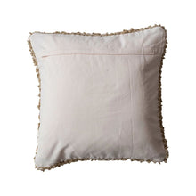 20" Tan Woven Bouclé Pillow