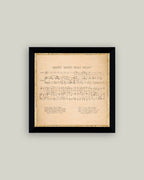 Silent Night Framed Antique Art