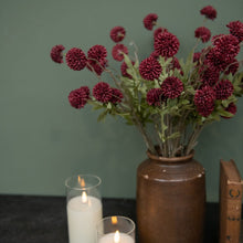 21" Dark Red Onion Spray