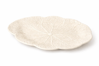 Le Jardin White Cabbage Oval Platter
