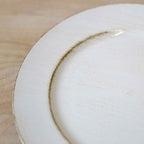 13" Woodland Charger - White Wash