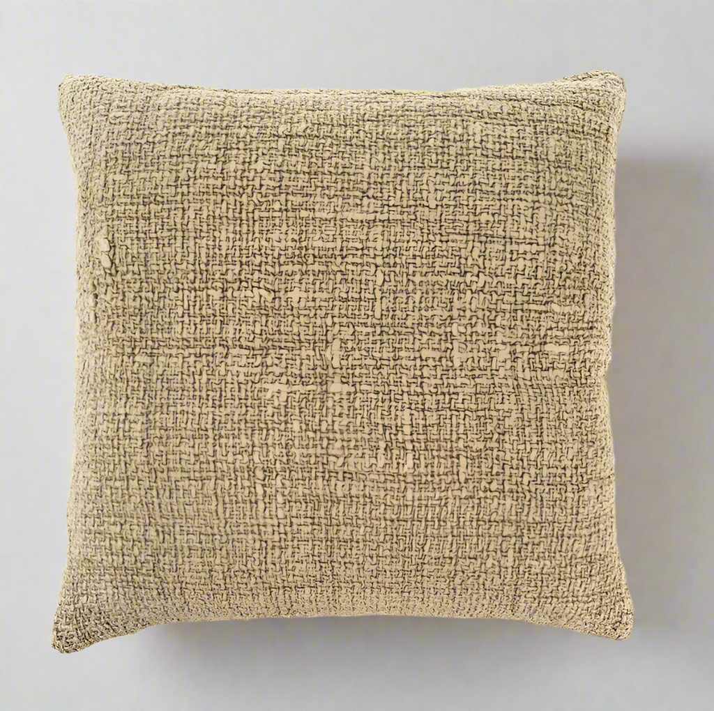 24" Wyatt Linen Weave Throw Pillow