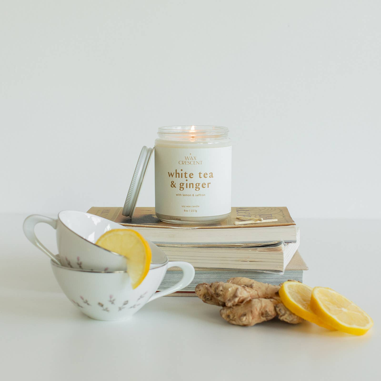 White Tea & Ginger Soy Wax Candle