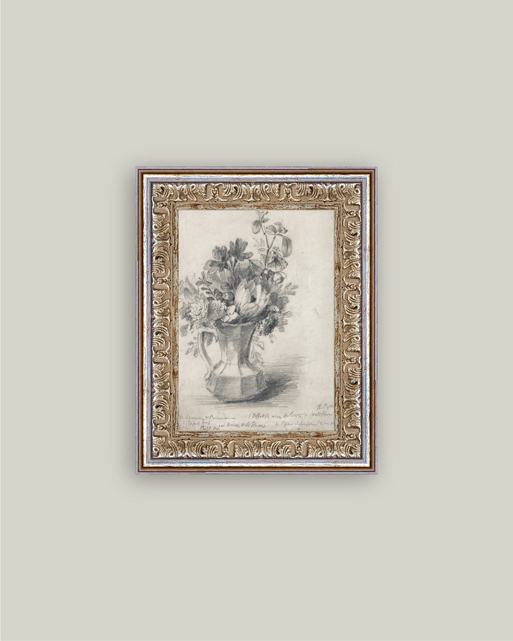Sketch Flowers in a Pitcher