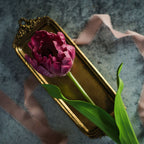 25" Burgundy Tulip Stem - Faux Flower Decor