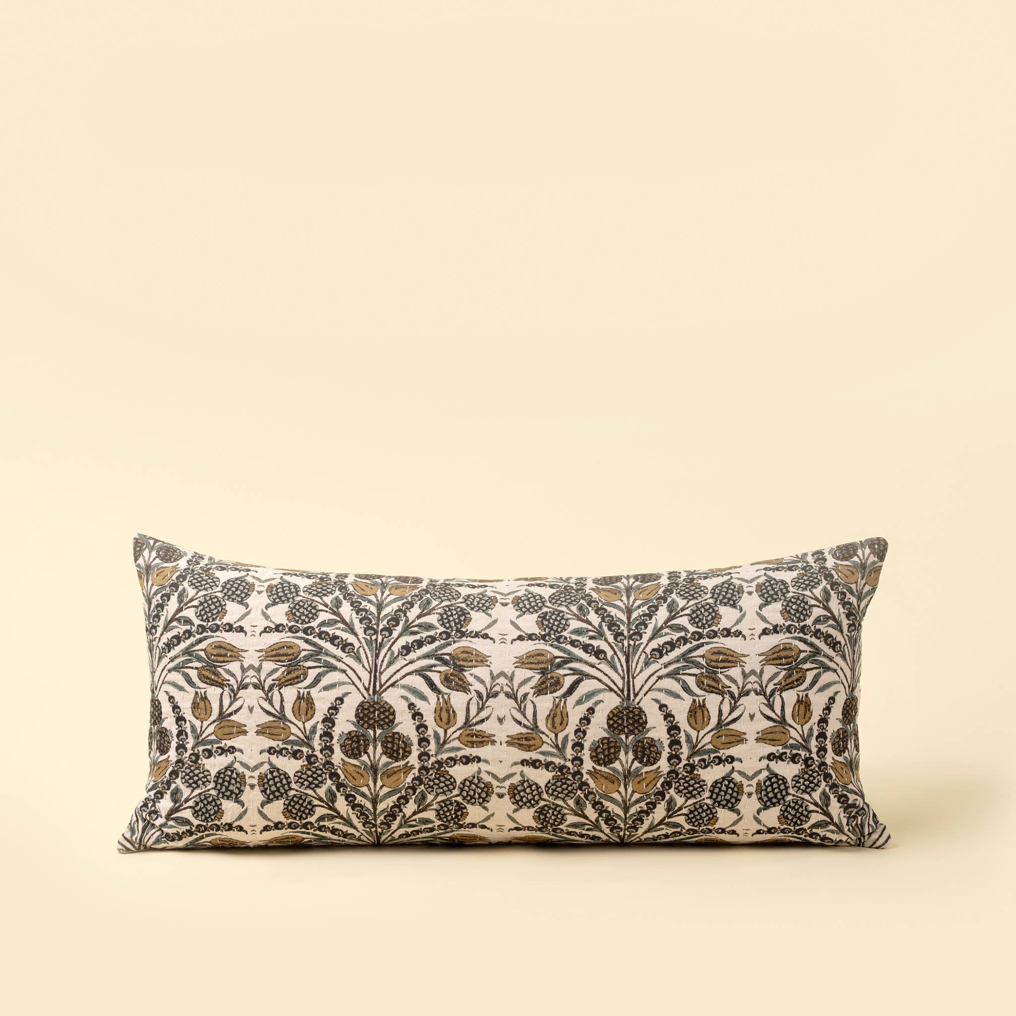 14x31 Tropicana Kantha Pillow