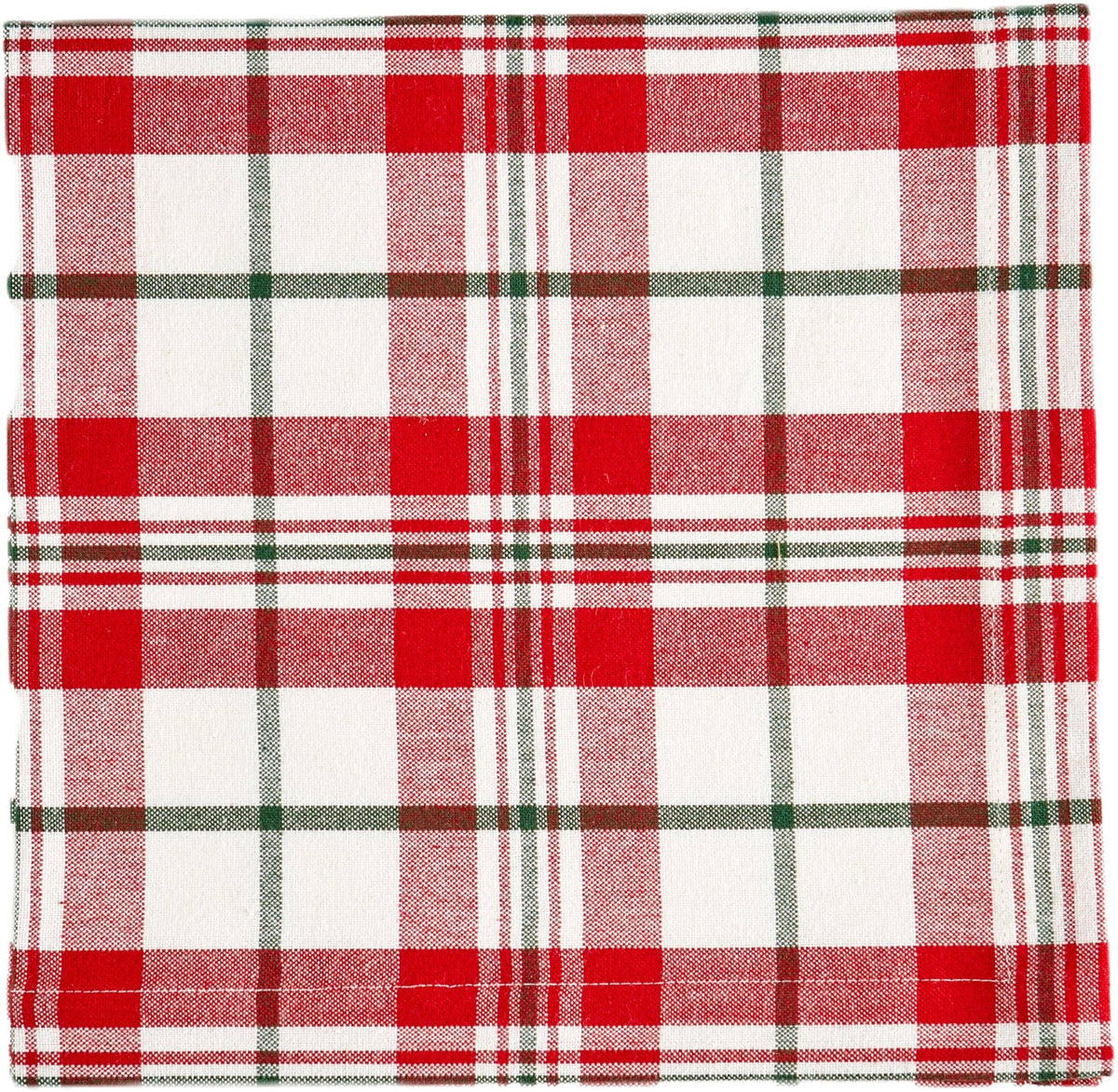 Holiday Plaid-Red Napkin