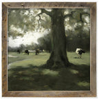 Tree with Holstein Cows