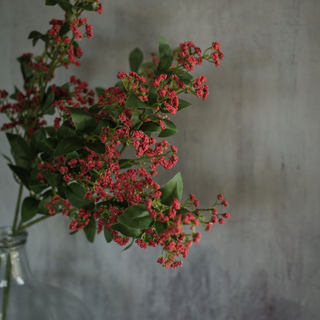 27.5" Red Baby's Breath Spray