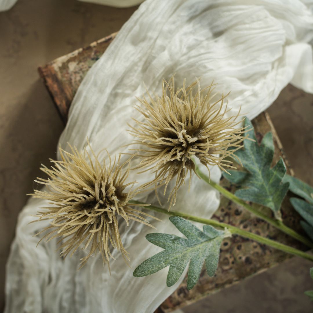 27" Dusty Brown Spider Mum Spray