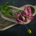 27" Pink Poppy Spray - Faux Flower Decor