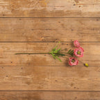 27" Pink Poppy Spray - Faux Flower Decor