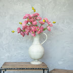 27" Pink Poppy Spray - Faux Flower Decor