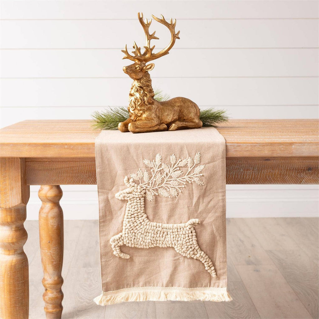 Leaping Christmas Table Runner